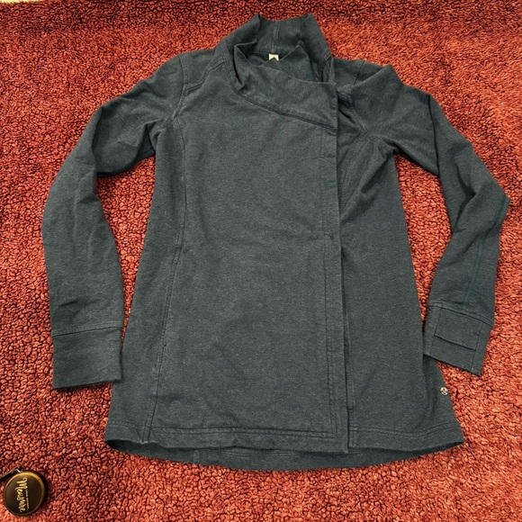 LULULEMON Coast Wrap II teal women’s jacket, size 4 - Picture 6 of 13